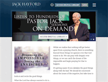 Tablet Screenshot of jackhayford.org